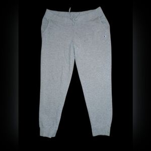 Champion Light Gray Joggers Sweatpants Size Large